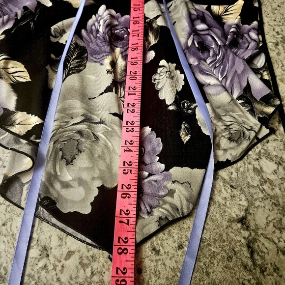 Dare to Wear XL 12 14 Flirty Top in Lavendar Rose Tag Size 1X - Picture 10 of 11